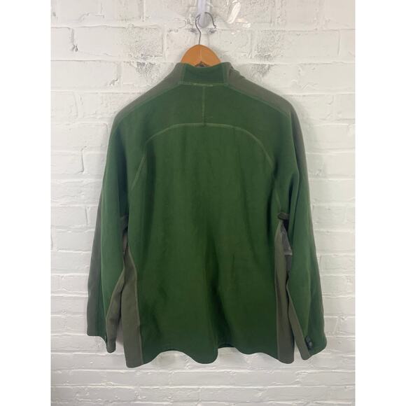 The North Face Men's Full Zip Fleece Jacket Long Sleeves Olive Green Size XXL - Picture 2 of 5